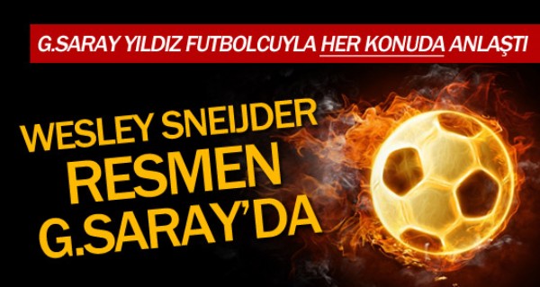 Sneijder Galatasaray'da!