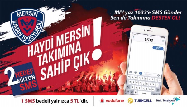 Mersin'den SMS kampanyas!