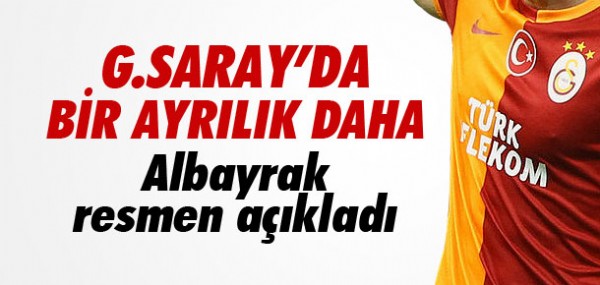 Galatasaray'da bir ayrlk daha