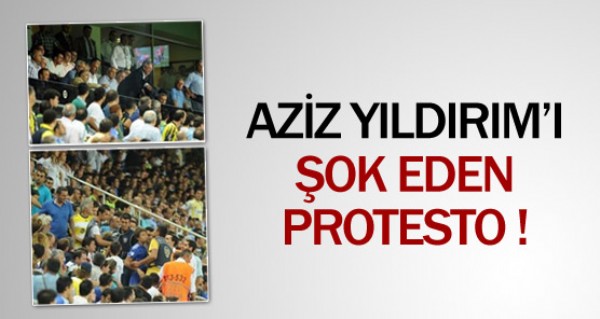 Aziz Yldrm' ok eden protesto