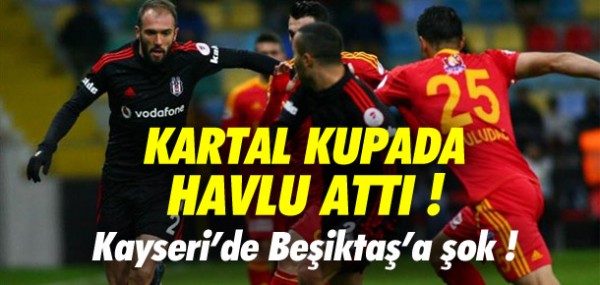 Beşiktaş kupaya veda etti Beşiktaş kupaya veda etti