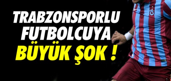 Trabzonsporlu futbolcuya ok