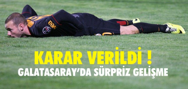 Sneijder futbolu Galatasaray'da brakacak