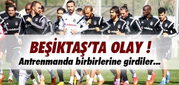 Beşiktaş'ta şok kavga Beşiktaş'ta şok kavga