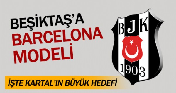 Beşiktaş'a Barcelona modeli Beşiktaş'a Barcelona modeli