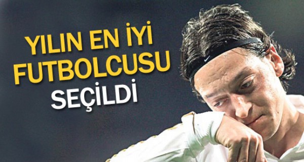 Yln en iyi futbolcusu Mesut zil