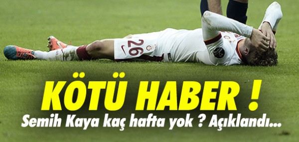 Galatasaray'da Semih Kaya oku