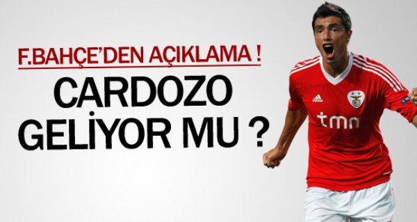 Fenerbahe'den Cardozo aklamas