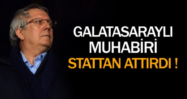 Galatasaraylı muhabiri stattan attırdı Galatasaraylı muhabiri stattan attırdı