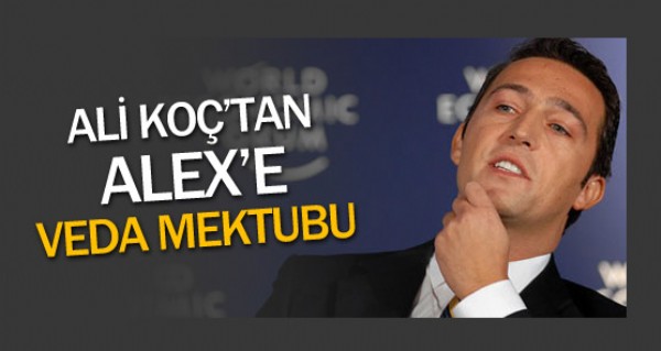 Ali Ko'tan, Alex'e veda mektubu