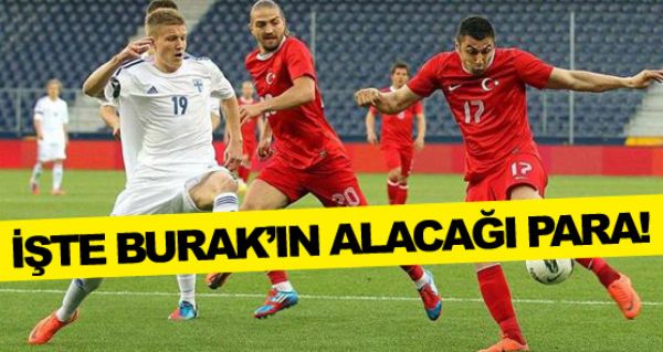 İşte Burak'ın alacağı para İşte Burak'ın alacağı para
