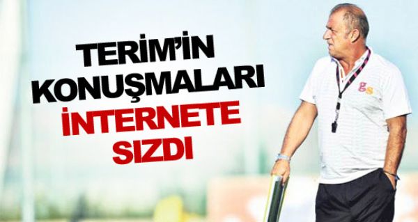 Terim'in konuşmaları internete sızdı Terim'in konuşmaları internete sızdı