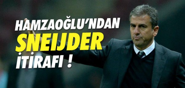 Hamzaoğlu'ndan Sneijder itirafı Hamzaoğlu'ndan Sneijder itirafı