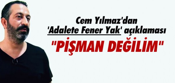 Cem Yılmaz: Pişman değilim Cem Yılmaz: Pişman değilim