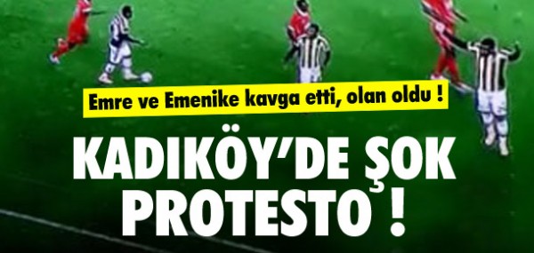 Şükrü Saraçoğlu'nda şok protesto Şükrü Saraçoğlu'nda şok protesto