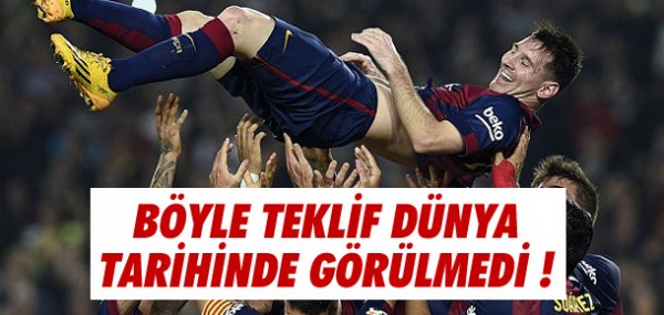 City'den Messi'ye tarihi teklif City'den Messi'ye tarihi teklif