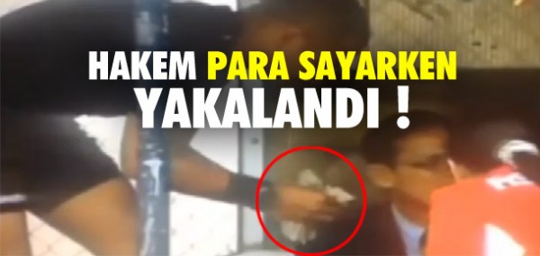 Hakem para sayarken yakaland