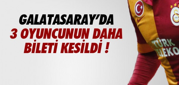 Galatasaray'da 3 yolcu