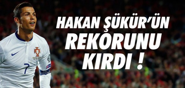 Ronaldo Hakan kr'n rekorunu krd