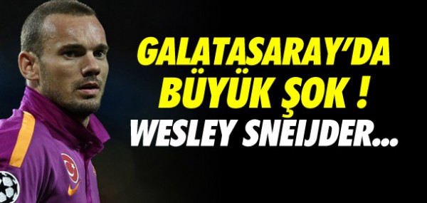 Galatasaray'da Sneijder oku