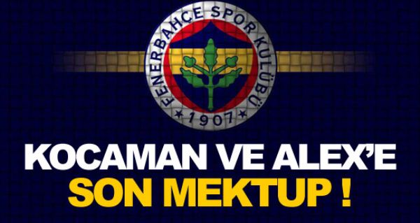Kocaman ve Alex'e son mektup ! Kocaman ve Alex'e son mektup !