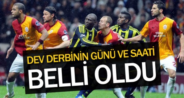 Derbinin günü ve saati belli oldu! Derbinin günü ve saati belli oldu!