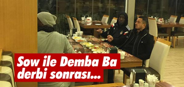 Sow ile Demba Ba derbi sonras bulutu