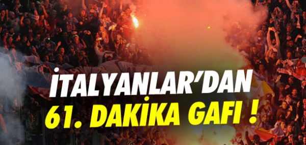 İtalyanlar 61. dakikayı merak ediyor İtalyanlar 61. dakikayı merak ediyor