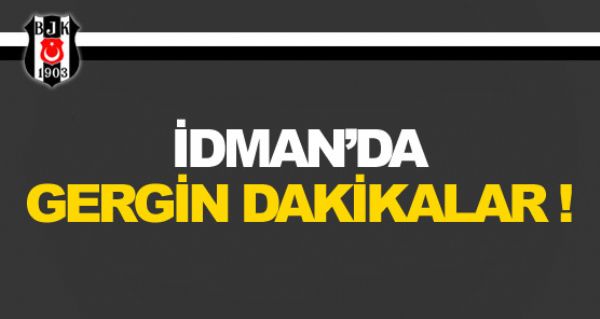 Beşiktaş'ta gergin idman! Beşiktaş'ta gergin idman!