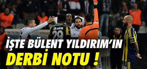 Blent Yldrm'n derbi notu