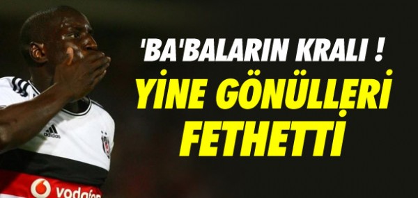 Demba Ba'dan anlaml yardm