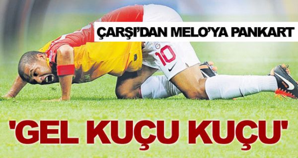 Çarşı'dan Melo'yu kızdıracak pankart Çarşı'dan Melo'yu kızdıracak pankart