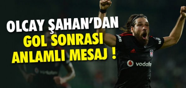 Olcay'dan anlaml mesaj