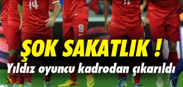 Milli Takm'da sakatlk oku