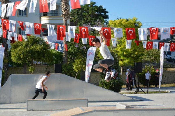 Büyükşehir'den kaykay pisti Büyükşehir'den kaykay pisti