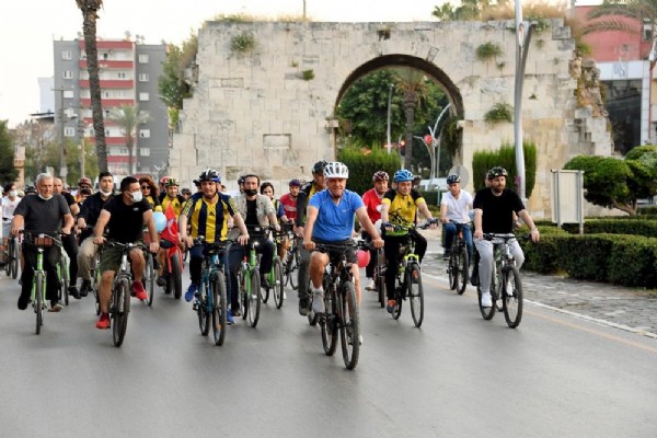 Mersinde pedallar salk iin evrildi