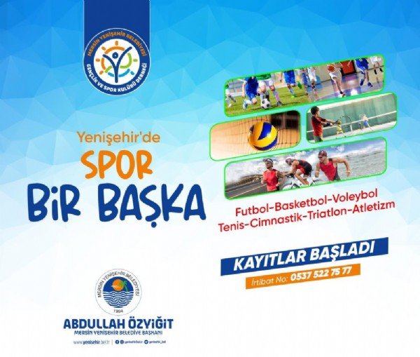 Yeniehir Belediyesi'nin spor kurslarna kaytlar devam ediyor