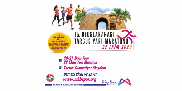 Tarsus Yarı Maratonu için kayıtlar başladı Tarsus Yarı Maratonu için kayıtlar başladı