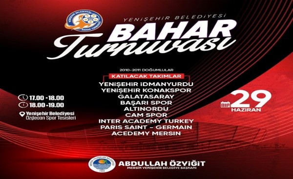 Yenişehir Belediyesi, Bahar Turnuvası düzenliyor Yenişehir Belediyesi, Bahar Turnuvası düzenliyor