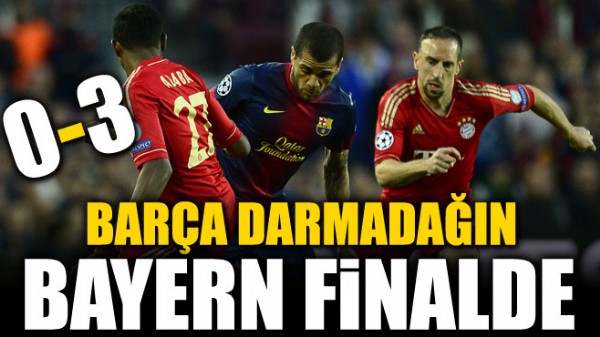 Bayern Münih Barça'ladı Bayern Münih Barça'ladı