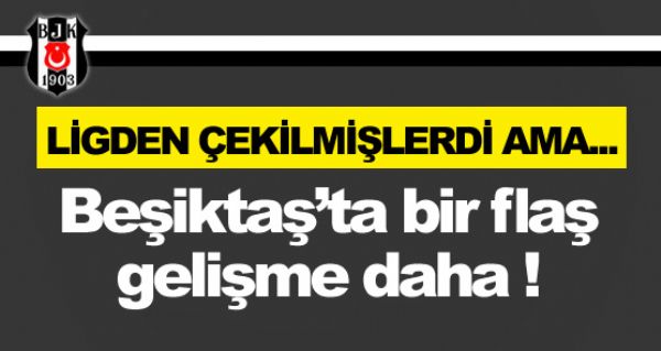 Beşiktaş'tan flaş geri dönüş Beşiktaş'tan flaş geri dönüş