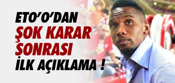 Antalyaspor'da Eto şoku! Antalyaspor'da Eto şoku!
