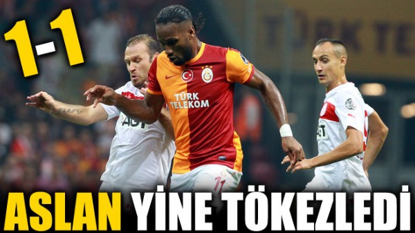 Aslan 1-1 eriyor