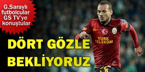 Galatasaray dört gözle Schalke'yi bekliyor! Galatasaray dört gözle Schalke'yi bekliyor!