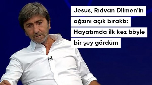 Jorge Jesus, Rdvan Dilmen'in azn ak brakt