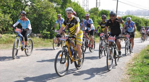 Mersin'de bisiklet festivali dzenlendi