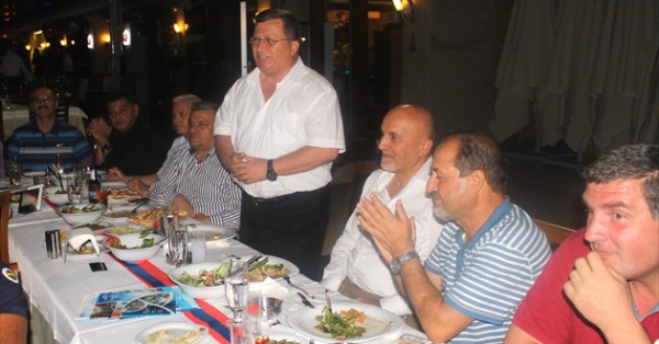 MESKİ'den antrenörlere yemek MESKİ'den antrenörlere yemek