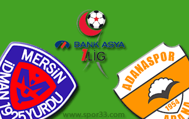 Adanaspor - Mersin idmanyurdu ma Cuma gn.