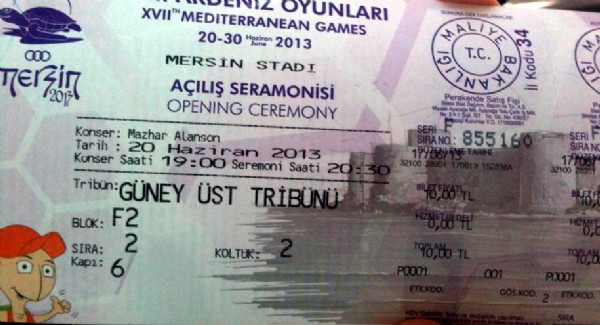 İşte o bilet! İşte o bilet!