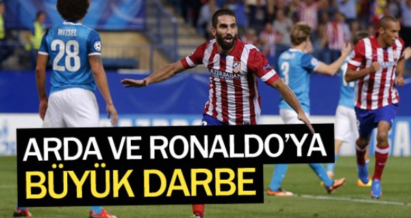 Arda ve Ronaldo'ya darbe Arda ve Ronaldo'ya darbe